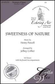 Sweetness of Nature SA choral sheet music cover Thumbnail